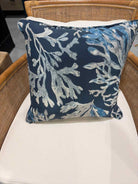 Blue Coral  Pillow | True Fashionistas.