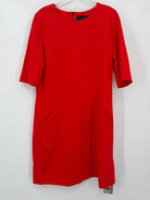 Pre-Owned The Eight Senses Red Size XL Short Short Sleeve Dress | True Fashionistas.
