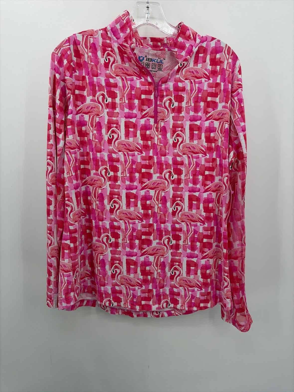 Ibkul Pink Size Large Athletic Long Sleeve | True Fashionistas.