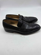 Pre-Owned Salvatore Ferragamo Black 7 Slip On Men's Dress Shoes | True Fashionistas.