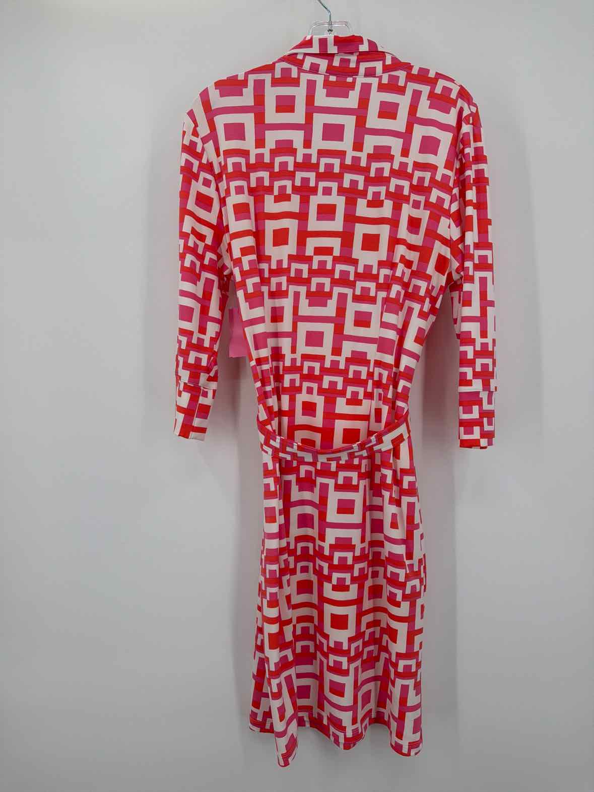 Pre-Owned J Mclaughlin Pink Size XL Short Long Sleeve Dress | True Fashionistas.
