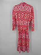 Pre-Owned J Mclaughlin Pink Size XL Short Long Sleeve Dress | True Fashionistas.