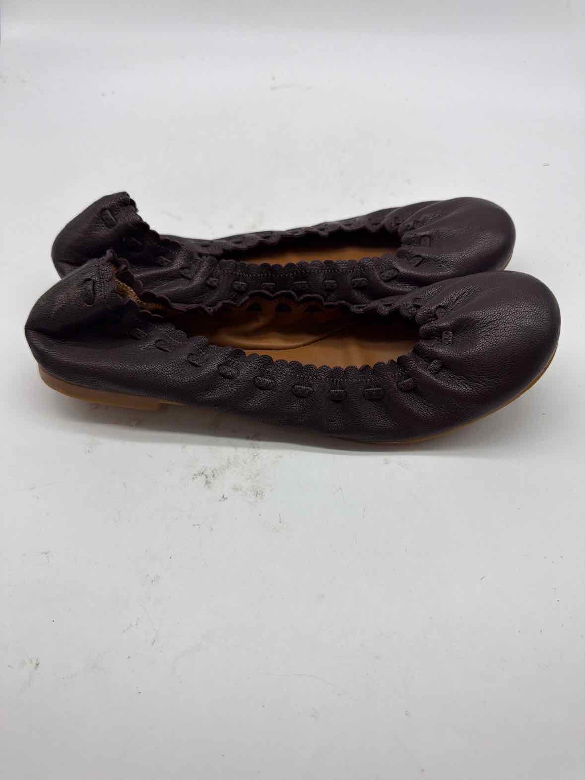 Pre-Owned See By Chloe Purple Size 38.5 Slip On Flats | True Fashionistas.