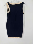 Pre-Owned St John Navy Size 4 Knit Short Sleeveless Dress | True Fashionistas.