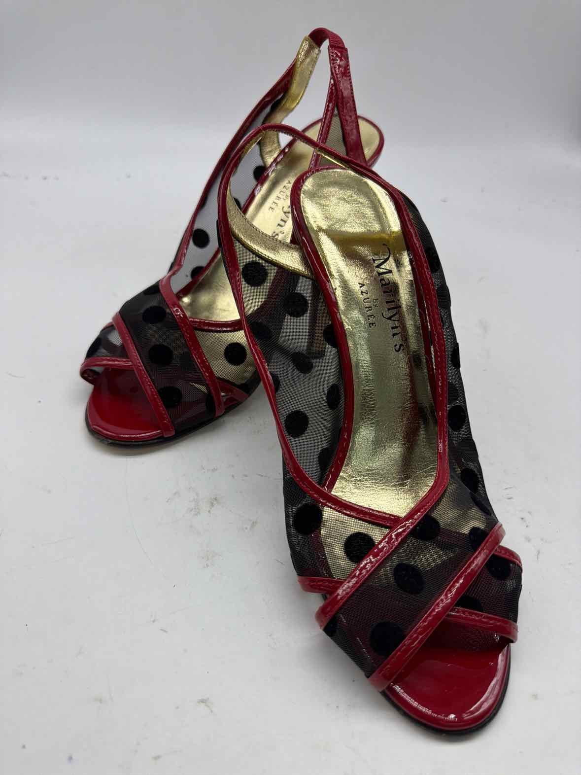 Pre-Owned Marilyn's Black Size 7 Slingback Heels | True Fashionistas.