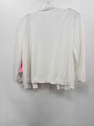 Talbots White Size Large Cardigan Blouse | True Fashionistas.