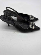 Pre-Owned Prada Black Size 6 Slingback Heels | True Fashionistas.