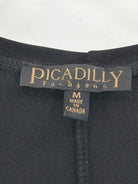 Pre-Owned Picadilly Black Size Medium Short Short Sleeve Dress | True Fashionistas.