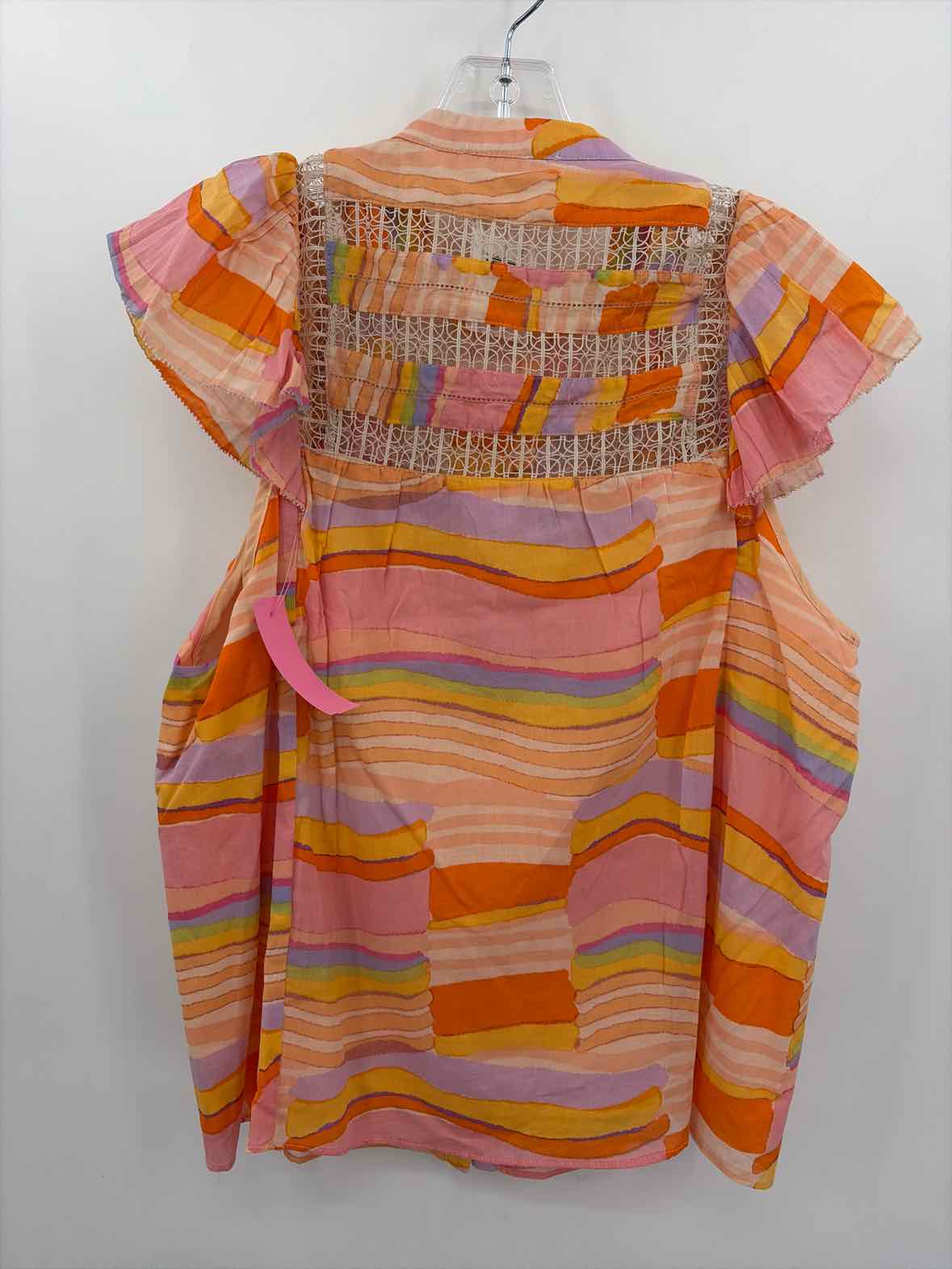 Karlie Orange Size Medium Blouse | True Fashionistas.