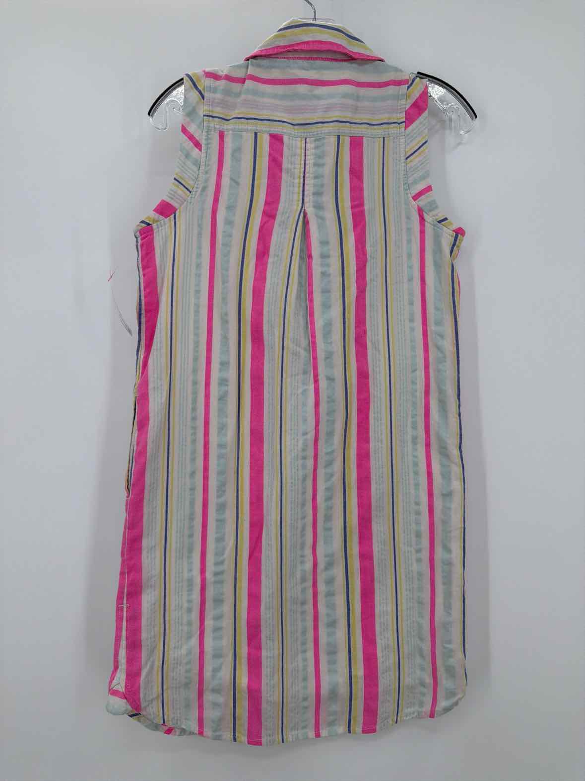 Pre-Owned Vineyard Vines Pink Size 0 Stripe Short Sleeveless Dress | True Fashionistas.