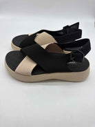 Pre-Owned Vivaia Black Size 40 Strappy Sandals | True Fashionistas.