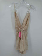 Pre-Owned Indah Tan Size XS Sleeveless Romper | True Fashionistas.