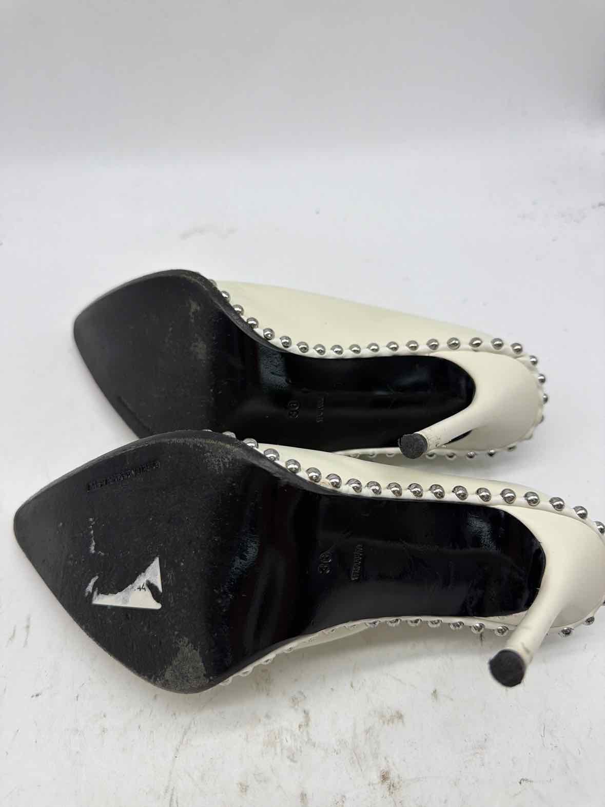 Pre-Owned Alexander Wang White Size 6 Mule Heels | True Fashionistas.