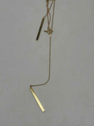 Lulus Gold Y Necklace Strand Necklace | True Fashionistas.