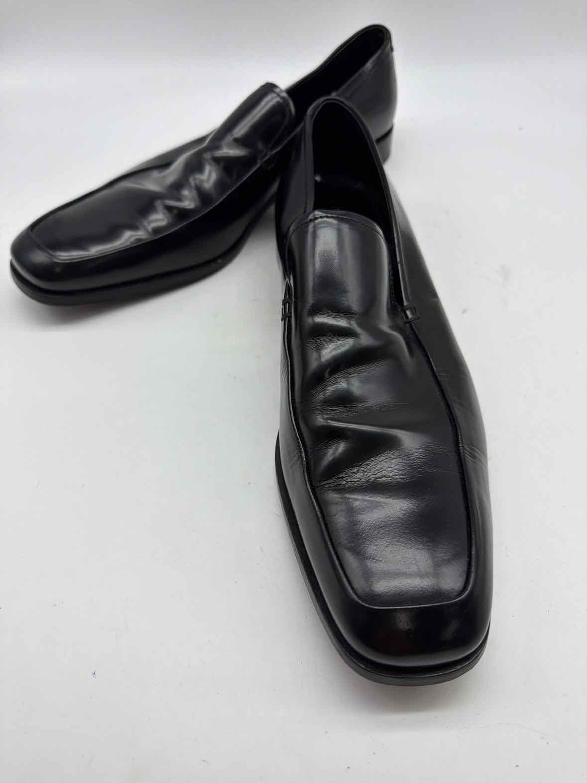 Pre-Owned Prada Black 8.5 Dress Shoe Men's Slip On | True Fashionistas.