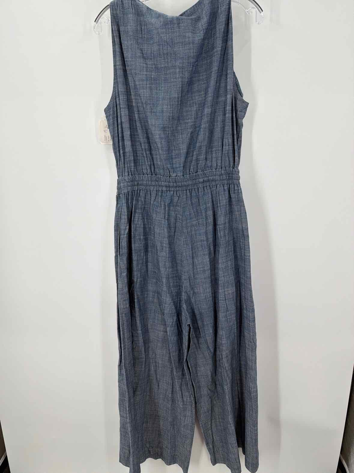 Pre-Owned etici Blue Size 46 Sleeveless Jumpsuit | True Fashionistas.