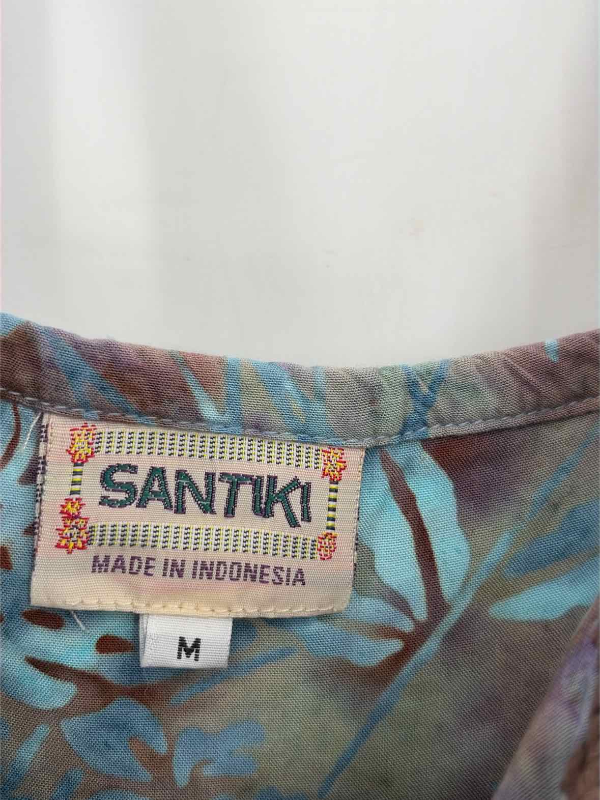 Pre-Owned Santiki Blue Size Medium Blouse | True Fashionistas.