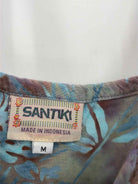 Pre-Owned Santiki Blue Size Medium Blouse | True Fashionistas.