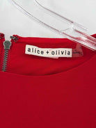 Pre-Owned Alice + Olivia Red Size 6 Blouse | True Fashionistas.