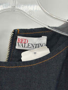 Pre-Owned Red Valentino Blue Size 40/6 Denim Short Sleeveless Dress | True Fashionistas.