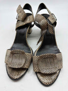 Pre-Owned Roger Vivier Tan Size 39 Block Heel Heels | True Fashionistas.