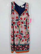 Pre-Owned Nicole Miller Studio White Size 12 Short Sleeveless Dress | True Fashionistas.