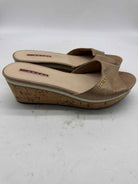 Pre-Owned Prada Tan Mule Heels | True Fashionistas.
