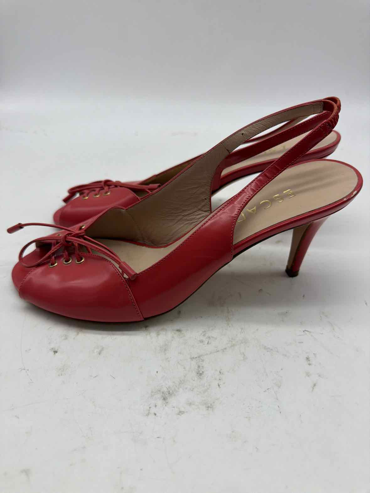 Pre-Owned Escada Pink Size 8 Slingback Heels | True Fashionistas.
