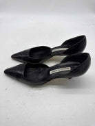 Pre-Owned Manolo Blahnik Black Size 9 D'orsay Heels | True Fashionistas.