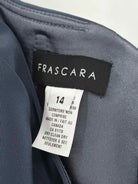 Pre-Owned Frascara Blue Size 14 Gown Long Evening Gown | True Fashionistas.