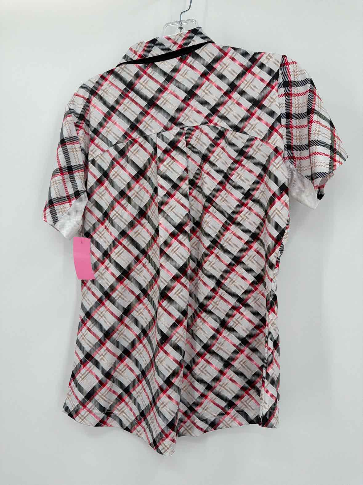 Pre-Owned San Soleil White Size Medium Athletic Short Sleeve | True Fashionistas.