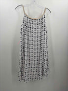 Pre-Owned India Boutique White Size One Size Printed Short Sleeveless Dress | True Fashionistas.