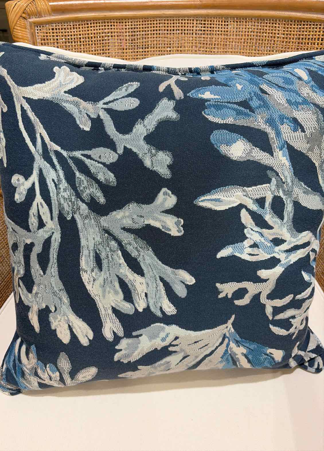 Blue Coral  Pillow | True Fashionistas.