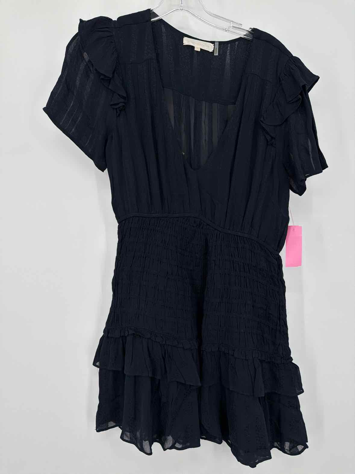 Pre-Owned Love Shack Fancy Navy Size Medium Short Short Sleeve Dress | True Fashionistas.