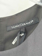 Pre-Owned Luisa Cerano Black Size 8 Short Sleeveless Dress | True Fashionistas.