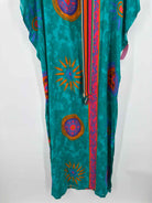 Pre-Owned Tiasa Blue Size One Size Long Short Sleeve Dress | True Fashionistas.