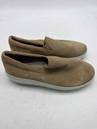 Pre-Owned Prada Tan Size 8 Slip On Flats | True Fashionistas.