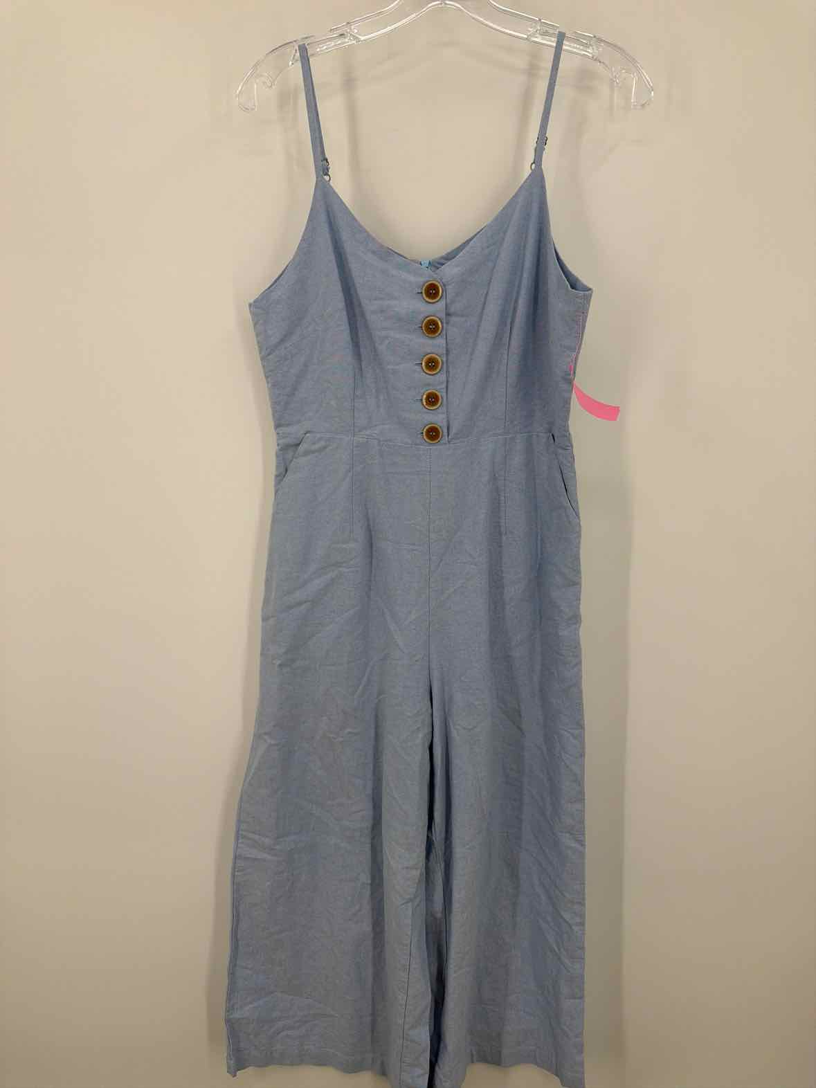 Pre-Owned Kittenish Burgundy Size Medium Sleeveless Jumpsuit | True Fashionistas.