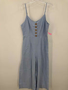 Pre-Owned Kittenish Burgundy Size Medium Sleeveless Jumpsuit | True Fashionistas.