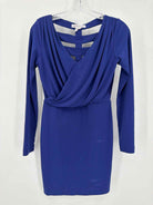 Pre-Owned BCBG Generation Blue Size XS Short Long Sleeve Dress | True Fashionistas.