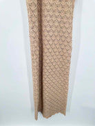 Pre-Owned Alice + Olivia Tan Size Medium Knit Long Sleeveless Dress | True Fashionistas.