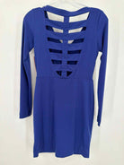 Pre-Owned BCBG Generation Blue Size XS Short Long Sleeve Dress | True Fashionistas.