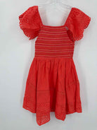 Pre-Owned Shore Orange Size Small Short Sleeveless Dress | True Fashionistas.