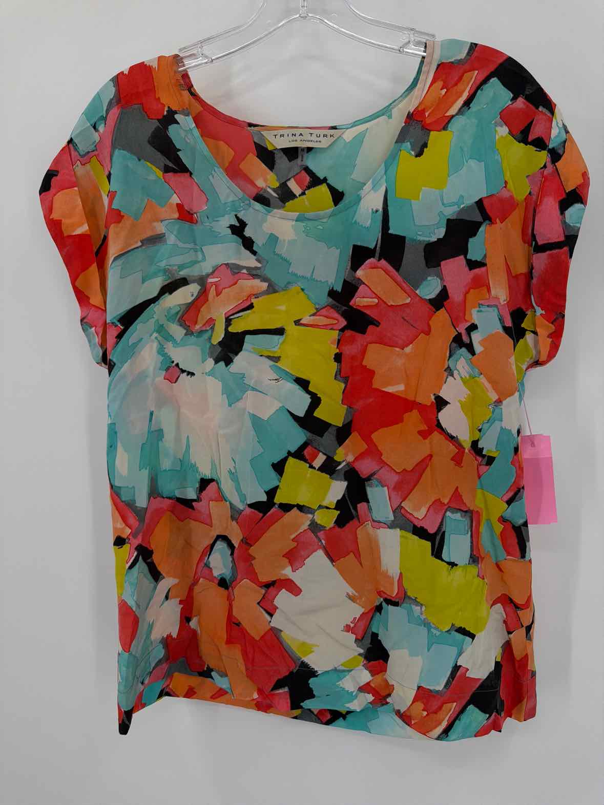 Pre-Owned Trina Turk Blue Size Medium Blouse | True Fashionistas.