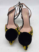Pre-Owned Kate Spade Yellow Size 8 Ankle Strap Heels | True Fashionistas.
