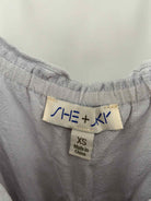 Pre-Owned She + Sky Blue Size XS Strapless Romper | True Fashionistas.