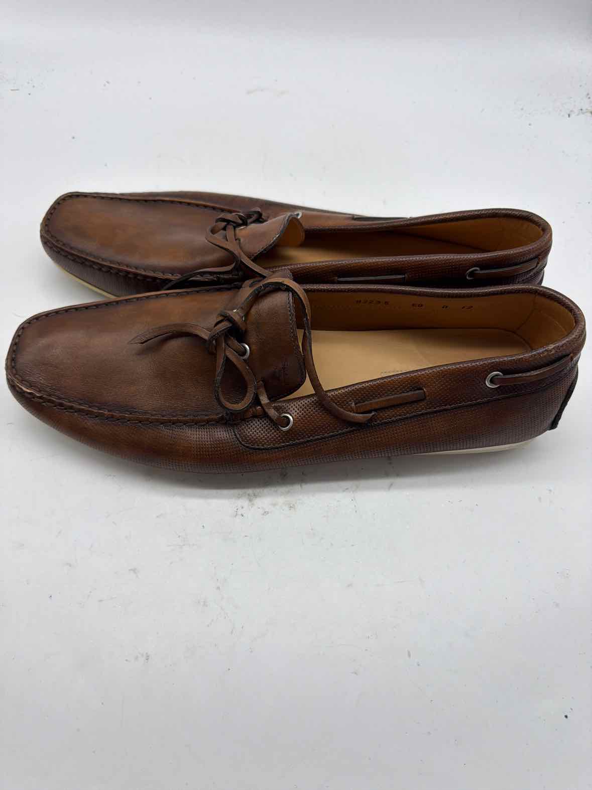 Pre-Owned Santorini Brown 12 Slip On Men's Dress Shoes | True Fashionistas.