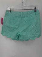 Pre-Owned Lilly Pulitzer Blue Size 00 Buttercup Printed Shorts | True Fashionistas.