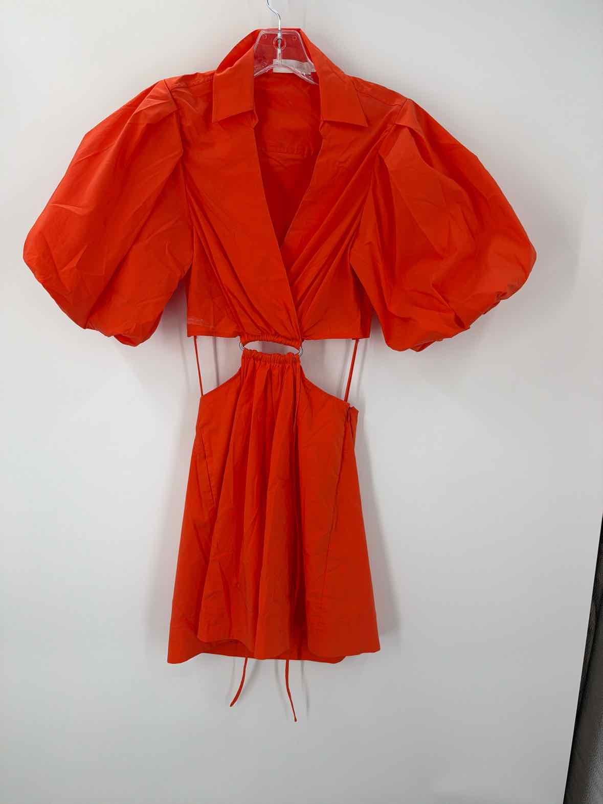 Pre-Owned Jonathan Simkhai Orange Size XS Short Short Sleeve Dress | True Fashionistas.