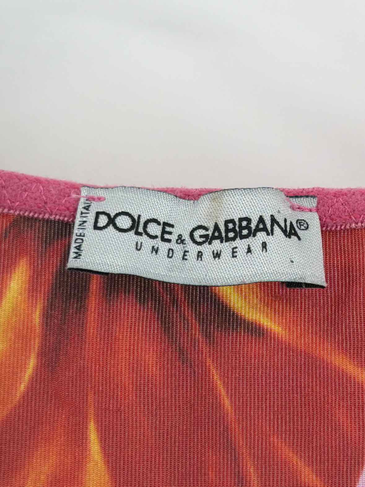 Pre-Owned Dolce & Gabbana Pink Size Large Floral Blouse | True Fashionistas.